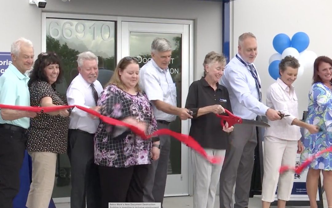 Belco Work’s New Document Destruction Building is investing in inclusive employment opportunities